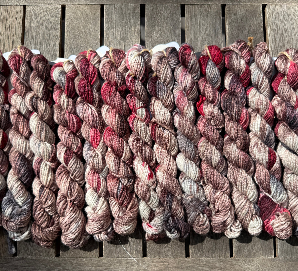 Sandhill Crane Final Test Mini Skeins