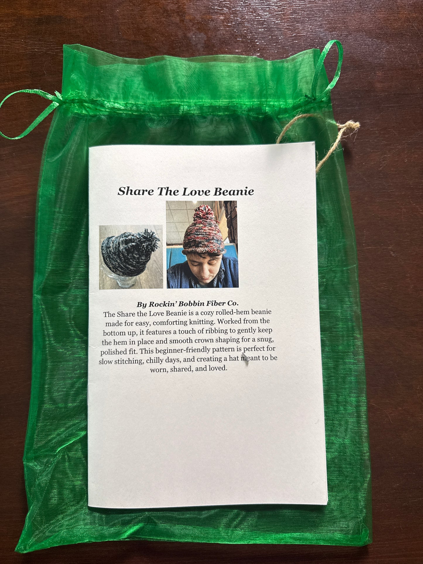 Beginner Hat Kit Superwash Yarn