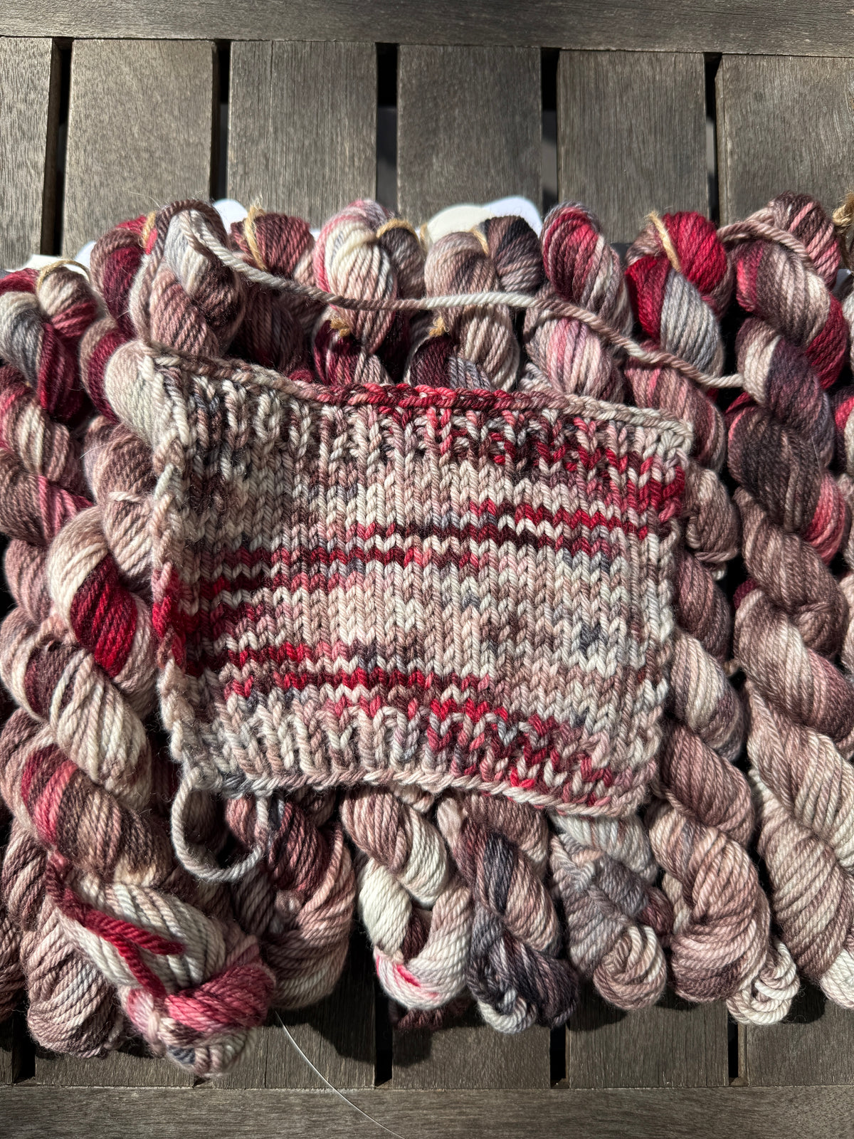 Sandhill Crane Final Test Mini Skeins